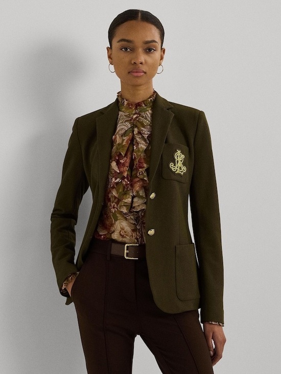 Lauren Ralph Lauren Jackets & Blazers - ♥️♥️♥️ Lauren Ralph Lauren Bullion Jacquard Blazer in Green size M